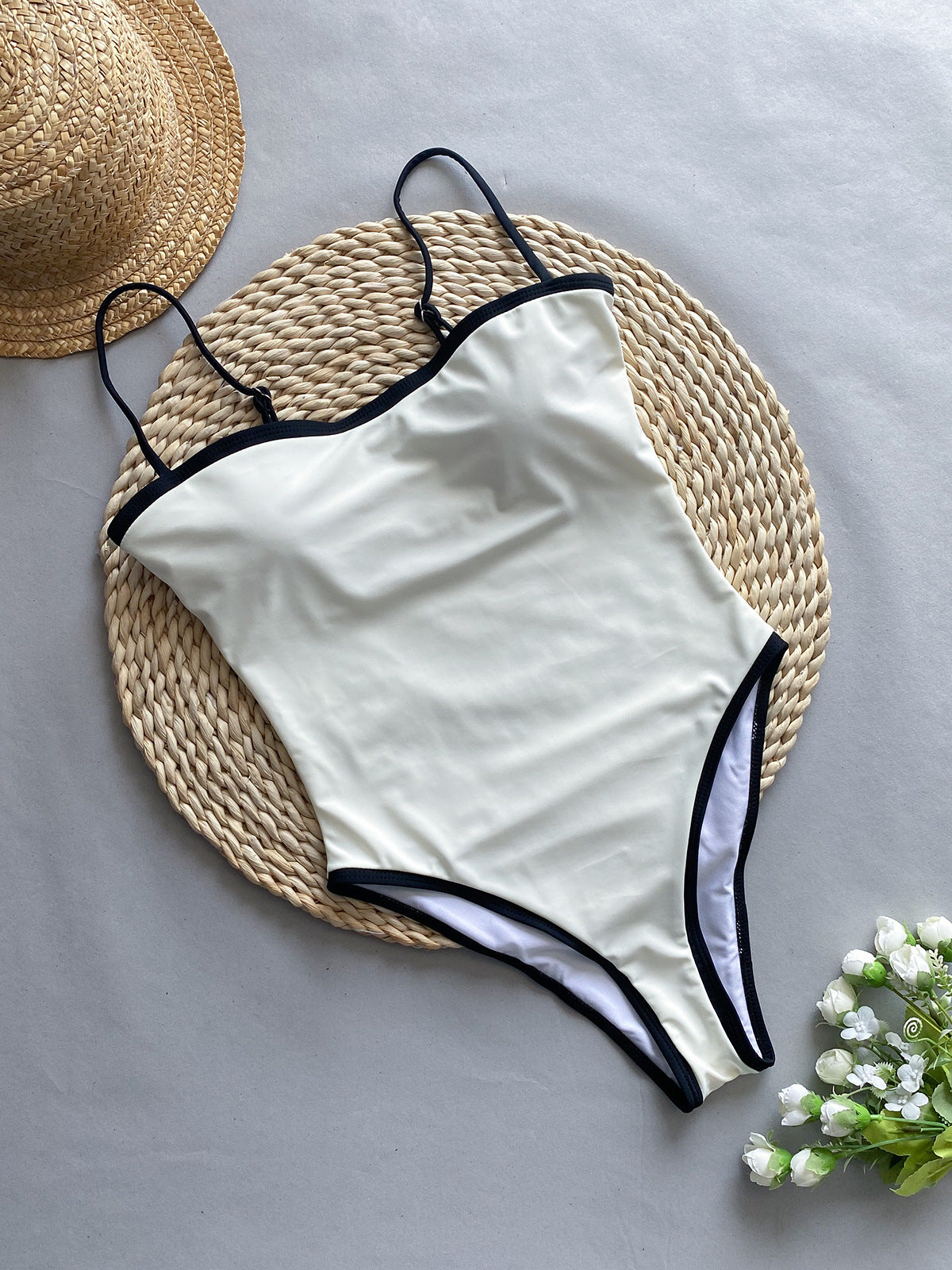 One-piece Women's Patchwork Swimsuit