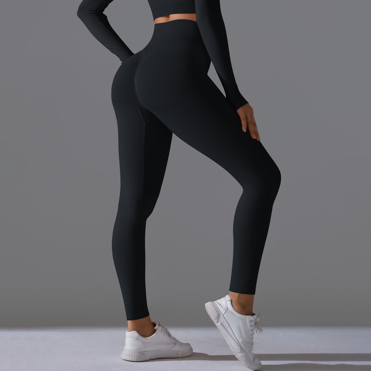 Seamless High  Waist Nude Feel Yoga Pants Female Slim Fit Fitness Pants