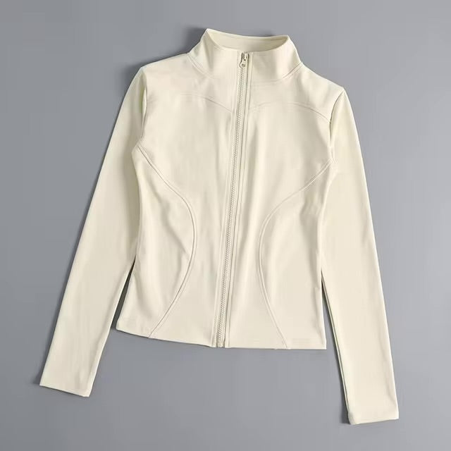 Women's Slim Fit Lightweight Athletic Yoga Running Track Set UPF 50+ Sun Protection Full Zip Stretchy Jacket and Legging