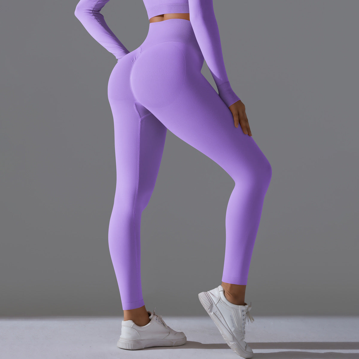 Seamless High  Waist Nude Feel Yoga Pants Female Slim Fit Fitness Pants