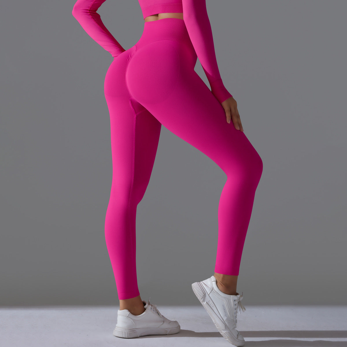Seamless High  Waist Nude Feel Yoga Pants Female Slim Fit Fitness Pants