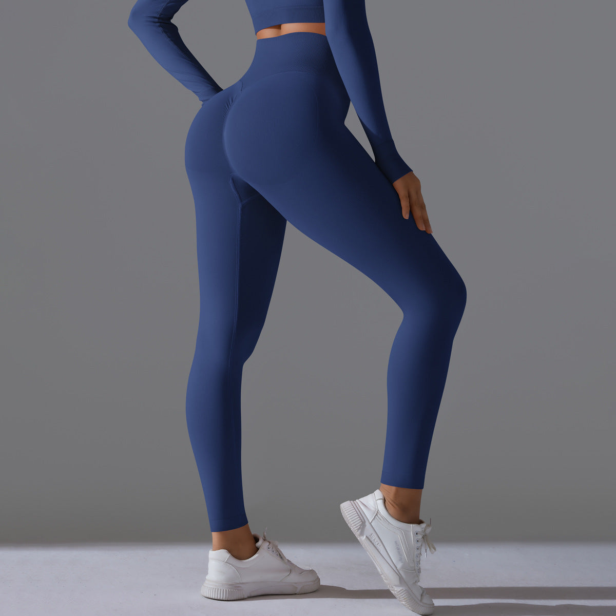 Seamless High  Waist Nude Feel Yoga Pants Female Slim Fit Fitness Pants