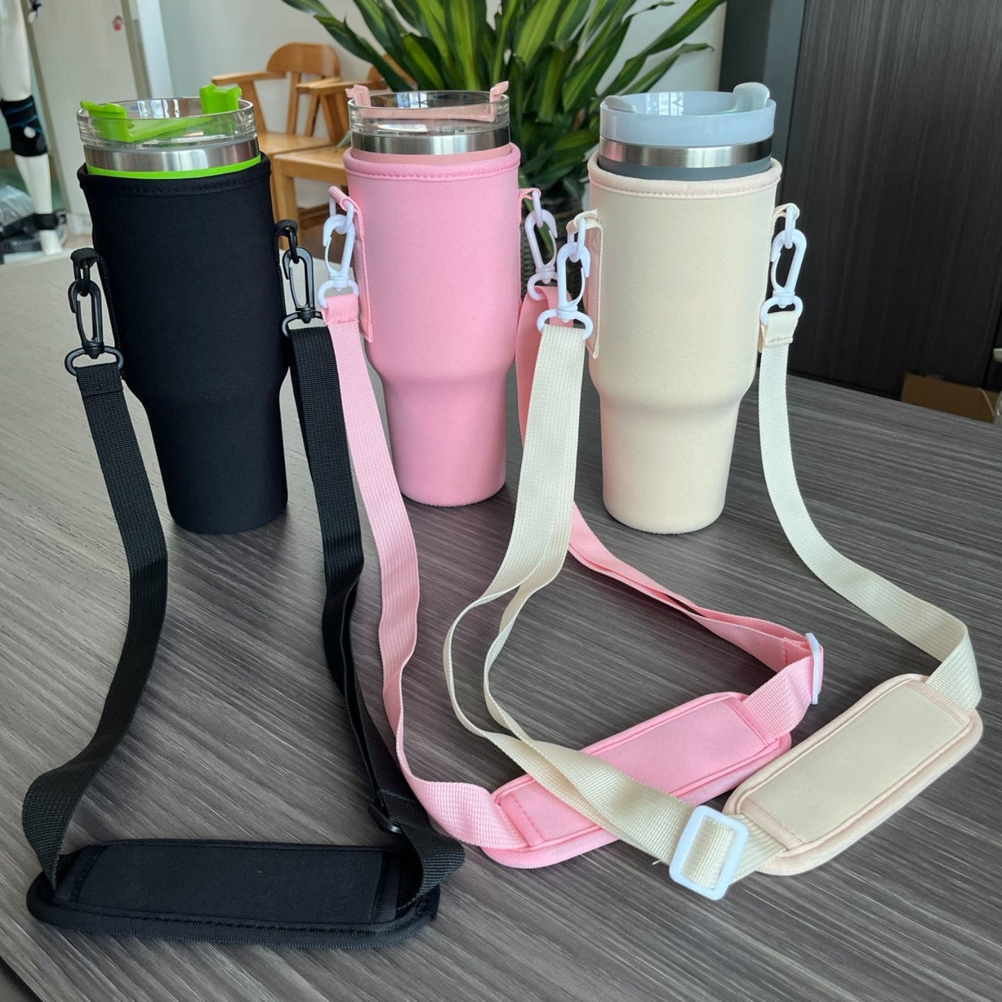 Handle Mug Ice Cream Cup Cover  Outdoor Portable