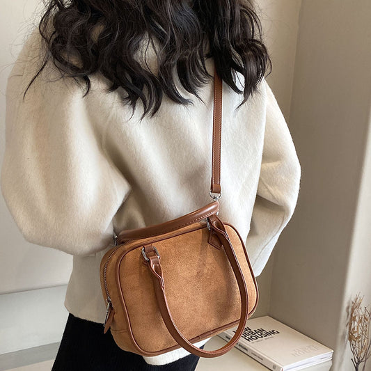 Fashion Special-interest Handbag Women's  Crossbody Suede
