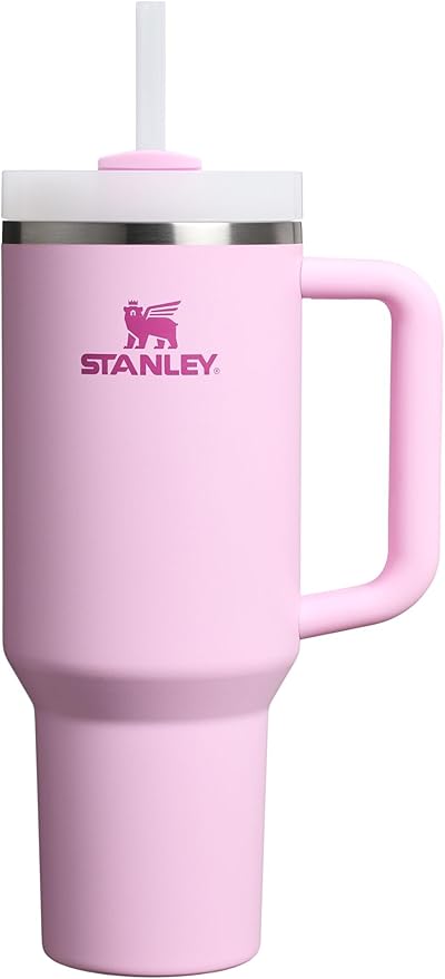 STANLEY Quencher H2.0 Tumbler with Handle and Straw 40 oz | Flowstate 3-Position Lid | Cup Holder Compatible for Travel | Insulated Stainless Steel Cup | BPA-Free | Cream 2.0