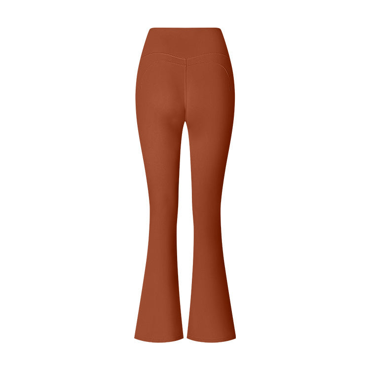 Women's Flared Pants  Yoga High Waist Slim Tight Trousers Fitness Sports Clothing