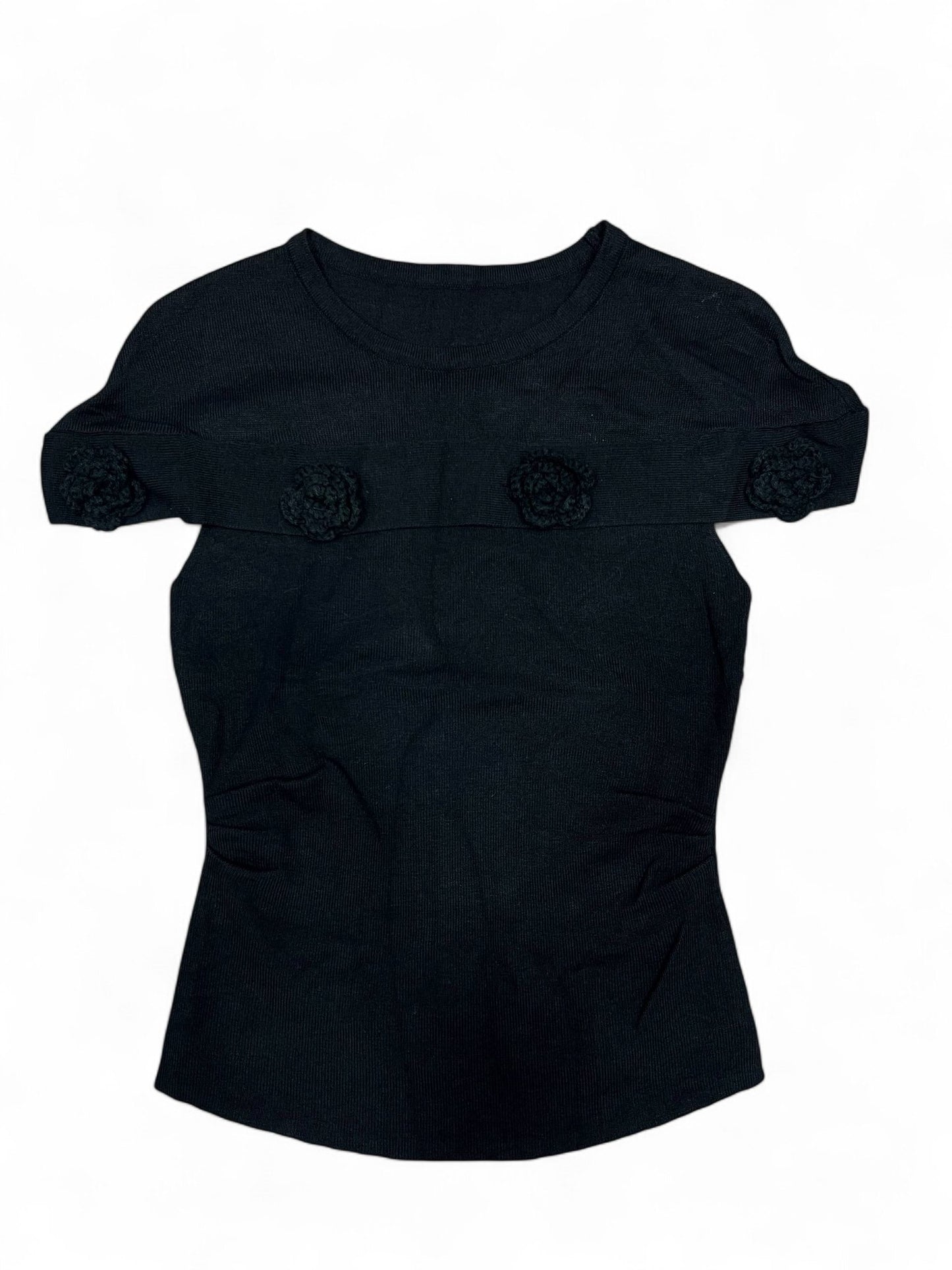 Sleeveless Wool T-Shirt