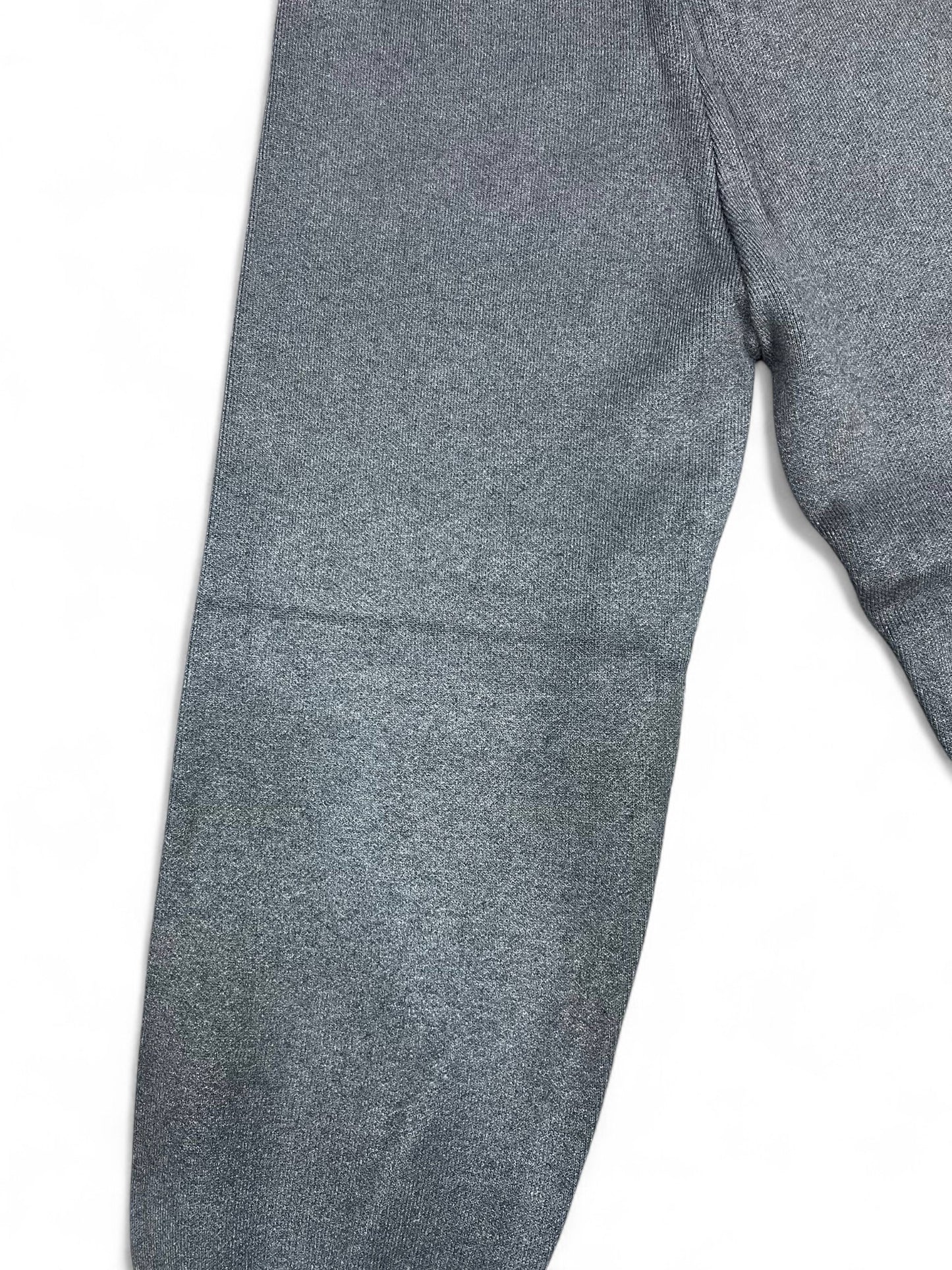 Women's Woolen Knitted Sweatpants Winter Wide-Leg Joggers with Ankle Banded Cuffs, Sports Pants Casual Trousers