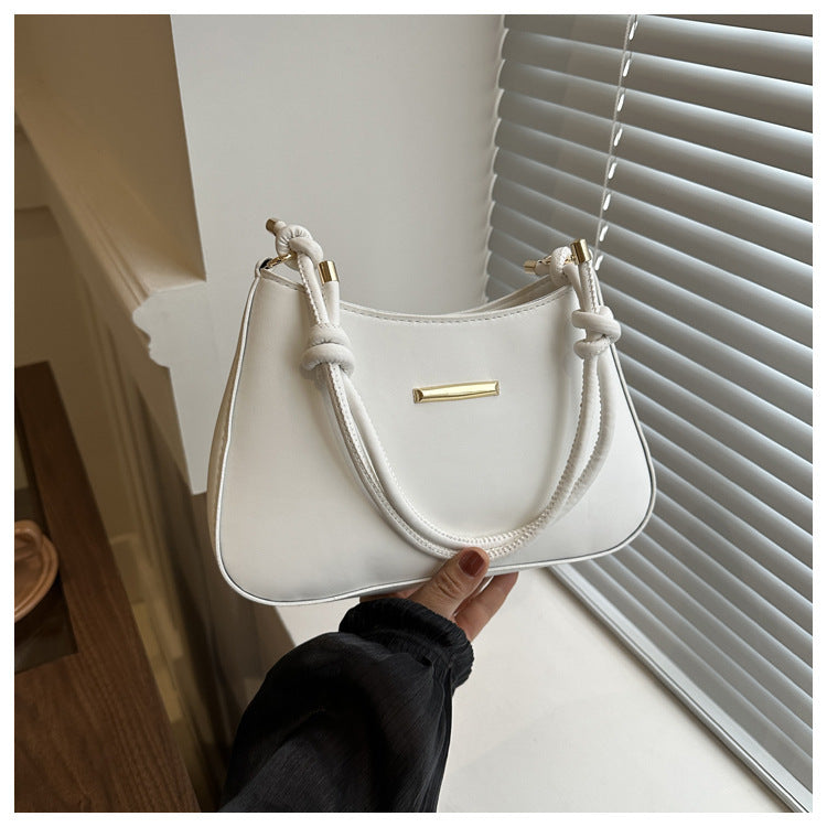 Women's High-end Hand-held Armpit  Small Square Bag