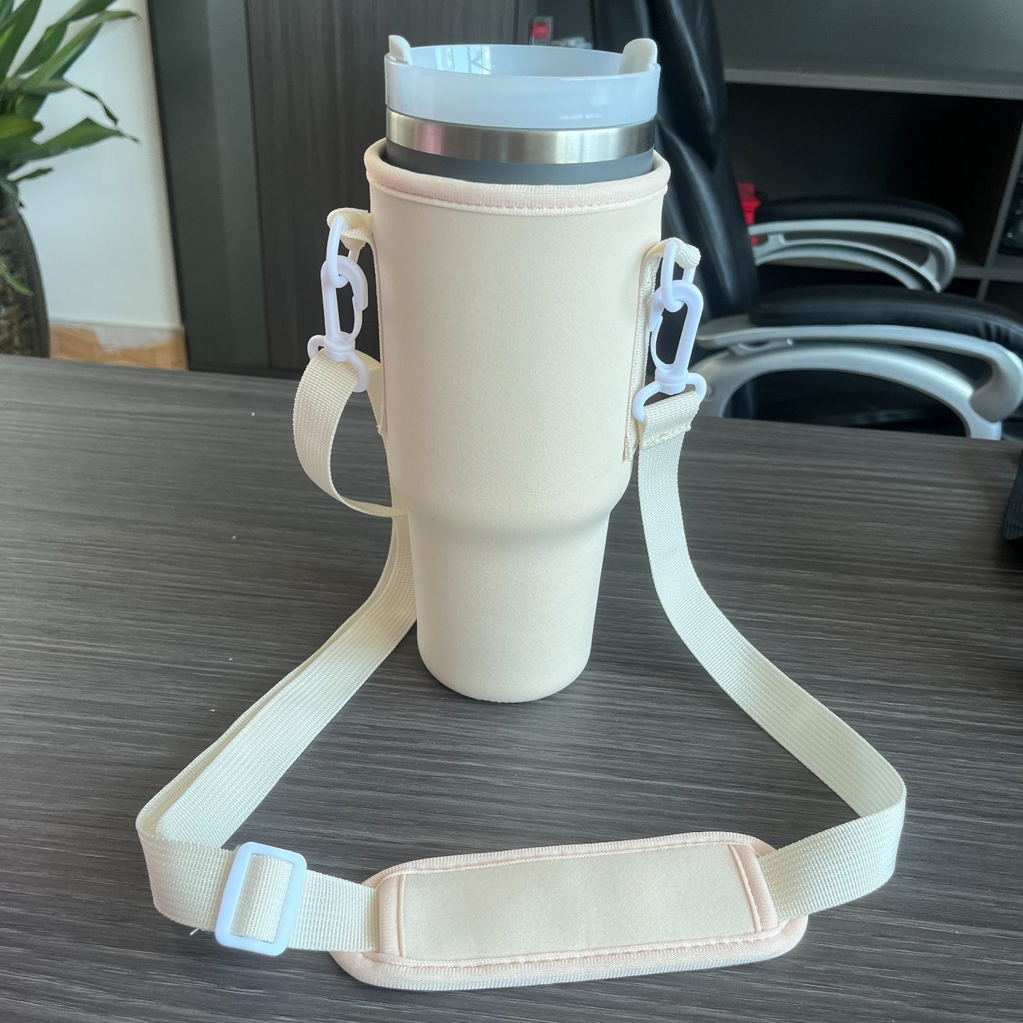 Handle Mug Ice Cream Cup Cover  Outdoor Portable