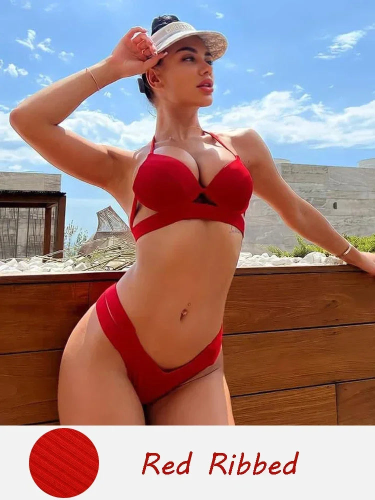 Bikini  Backless Skinny New Swimwear Women