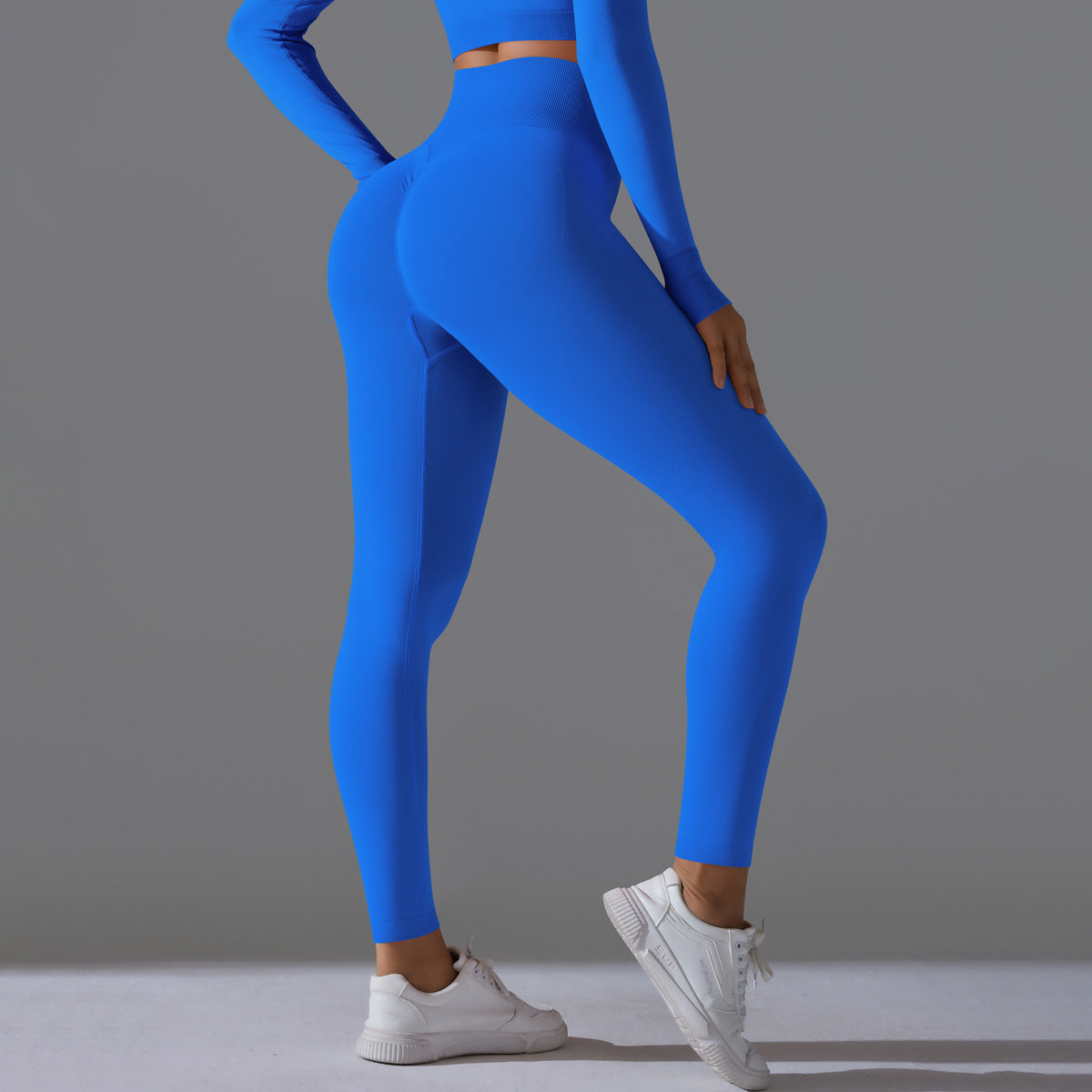 Seamless High  Waist Nude Feel Yoga Pants Female Slim Fit Fitness Pants