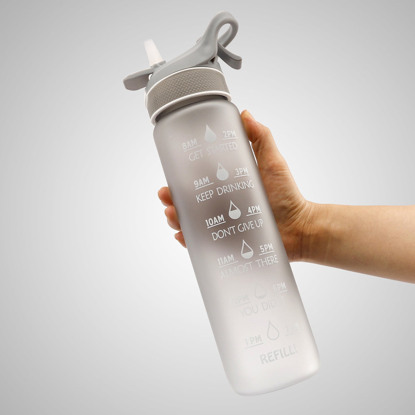Water Bottle Scrub Bounce Cover Straw  Space Cup Sports Water Bottle