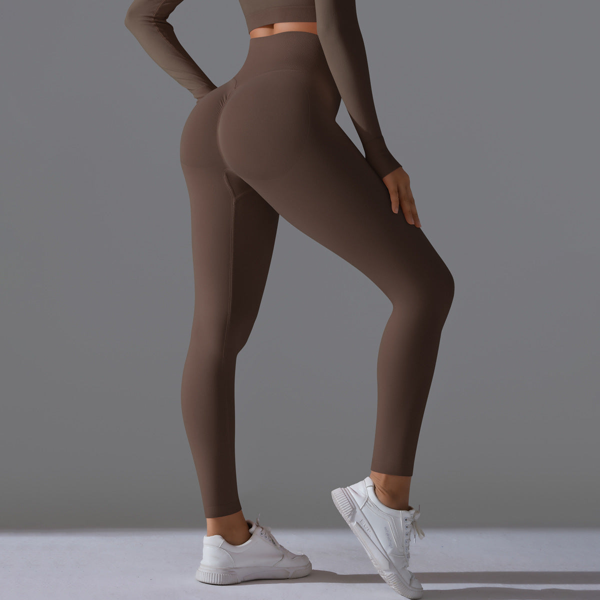 Seamless High  Waist Nude Feel Yoga Pants Female Slim Fit Fitness Pants