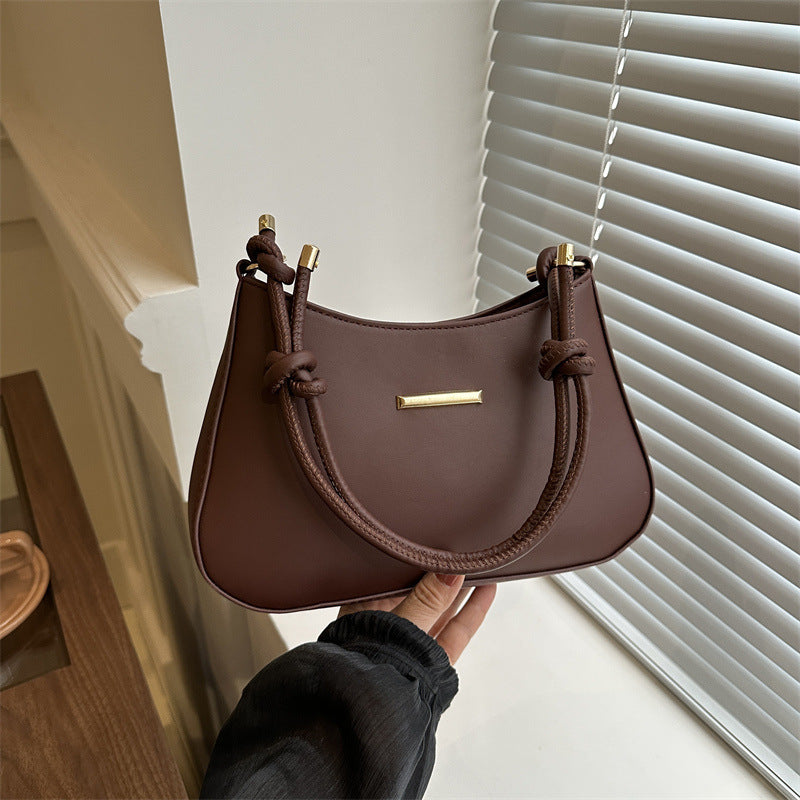 Women's High-end Hand-held Armpit  Small Square Bag