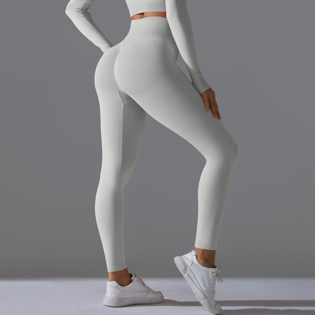 Seamless High  Waist Nude Feel Yoga Pants Female Slim Fit Fitness Pants