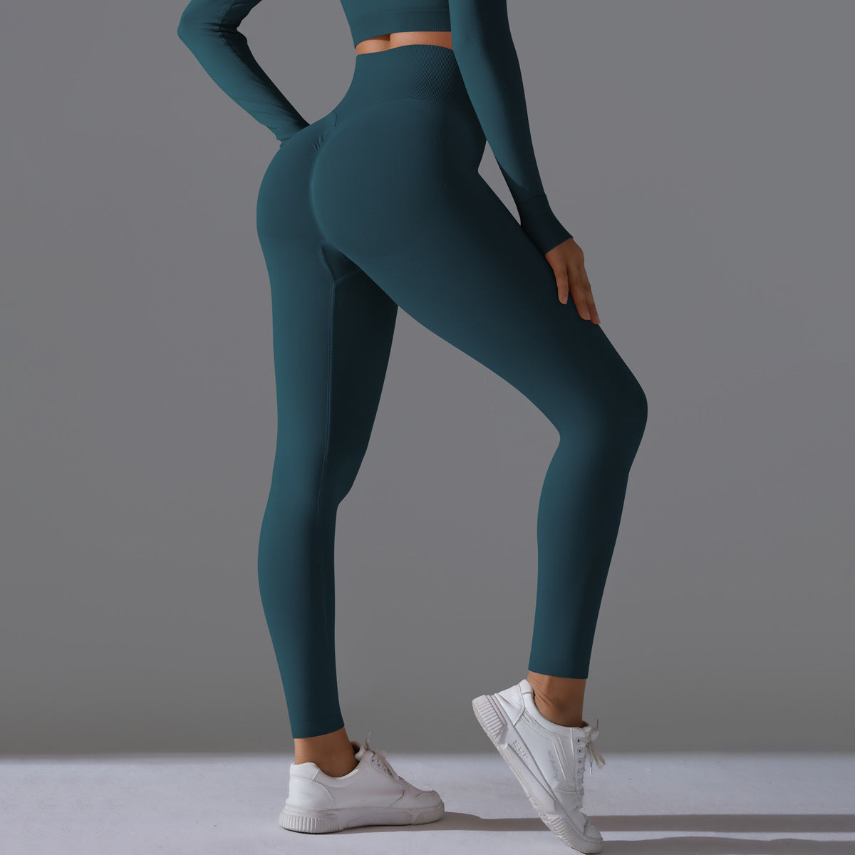 Seamless High  Waist Nude Feel Yoga Pants Female Slim Fit Fitness Pants