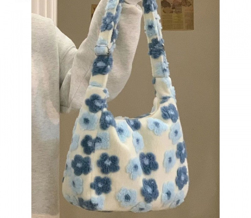 New Large Capacity Fur Bag Women's Bag  Casual All-matching