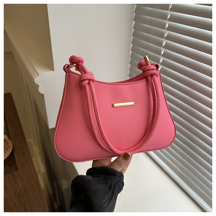 Women's High-end Hand-held Armpit  Small Square Bag