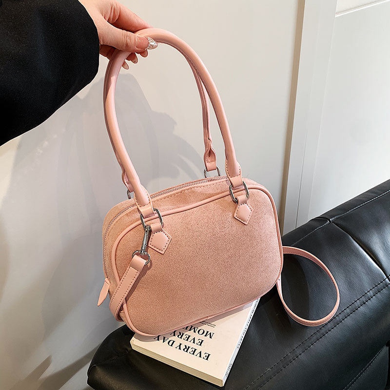 Fashion Special-interest Handbag Women's  Crossbody Suede
