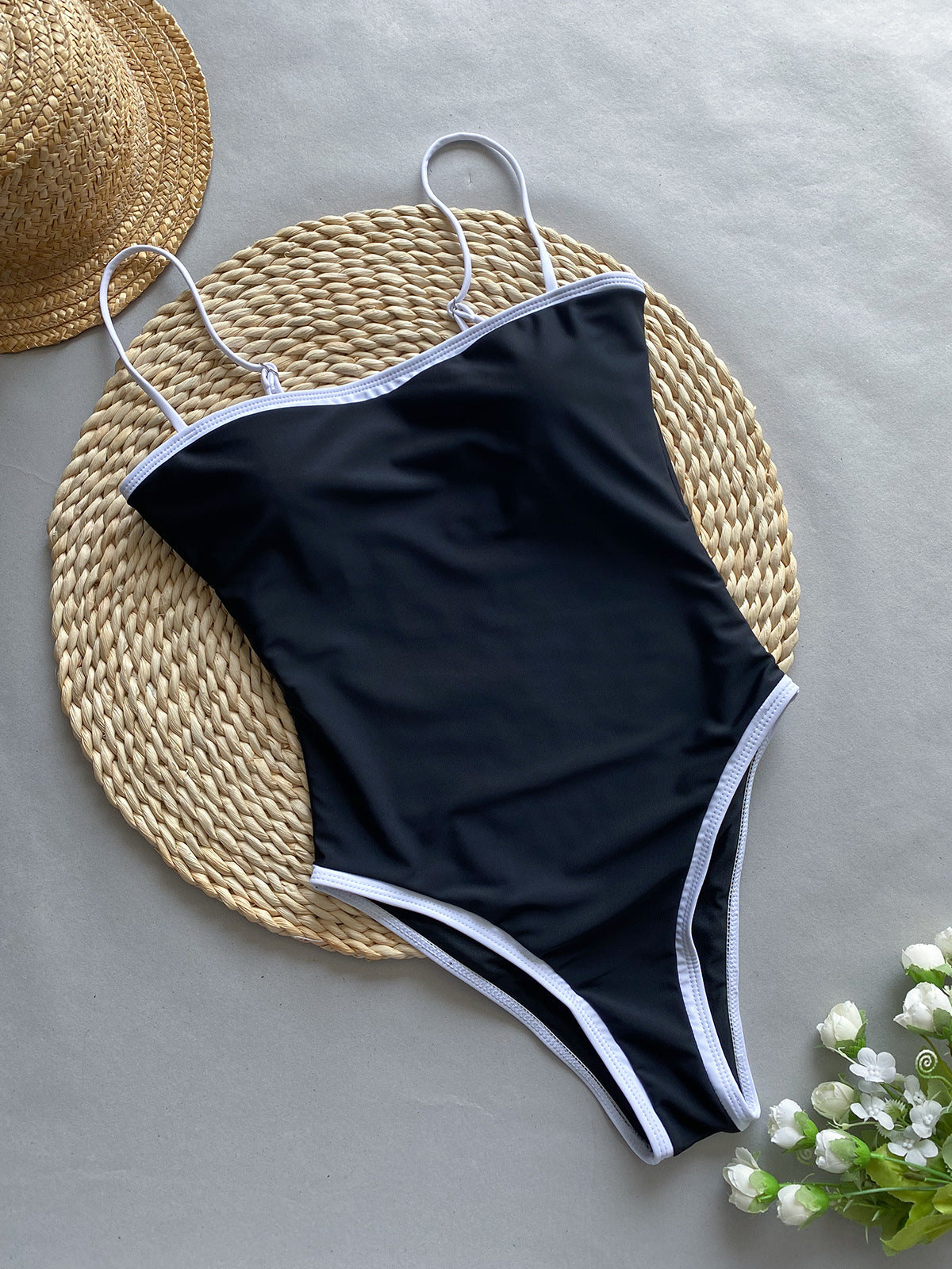 One-piece  Women's Patchwork Swimsuit
