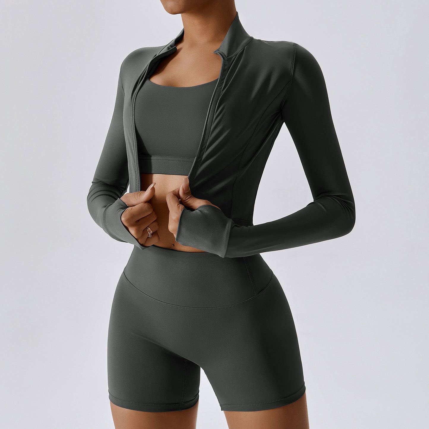 Outdoor Sports Skinny  Yoga Clothes Suit Nude Feel