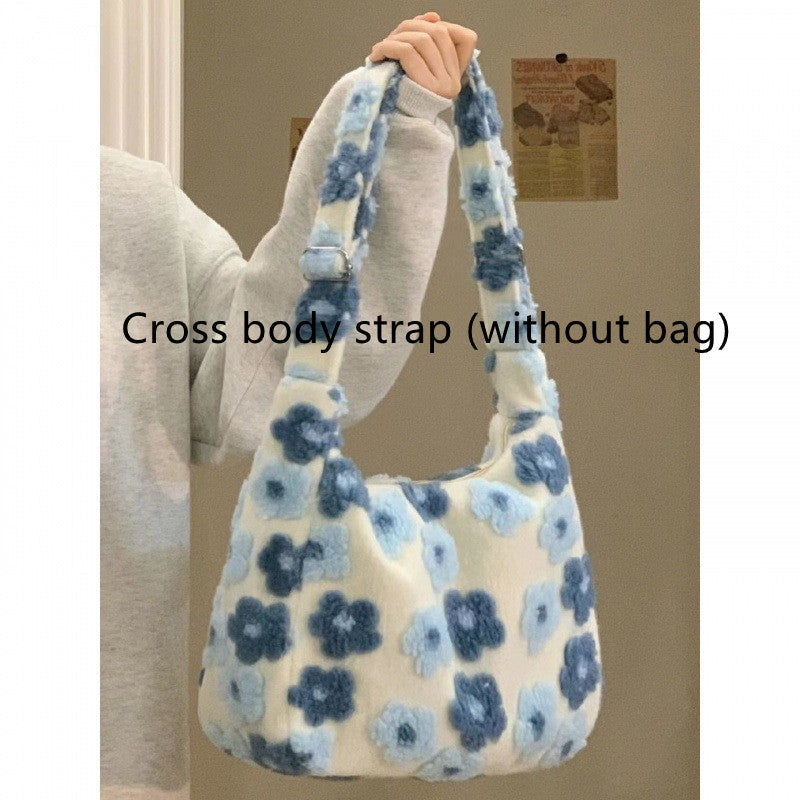 New Large Capacity Fur Bag Women's Bag  Casual All-matching